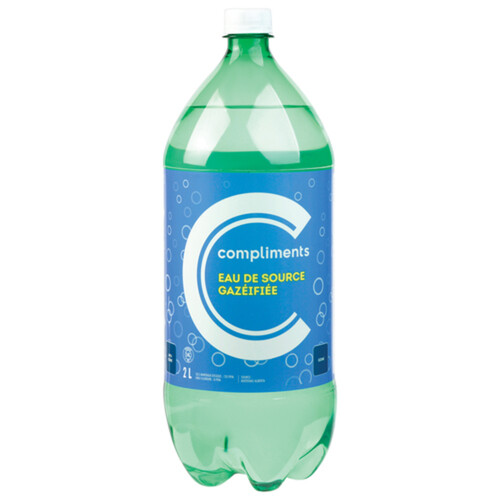 Compliments Carbonated Spring Water 2 L (bottle)