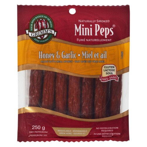 Grimm's Fine Foods Pepperoni Sticks Honey Garlic 250 g