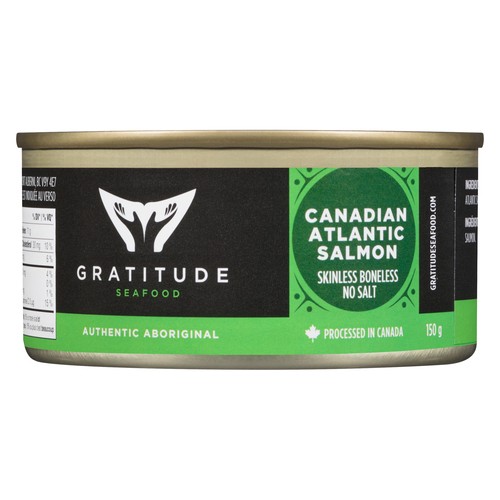 Gratitude Seafood Atlantic Salmon No Salt 150 g