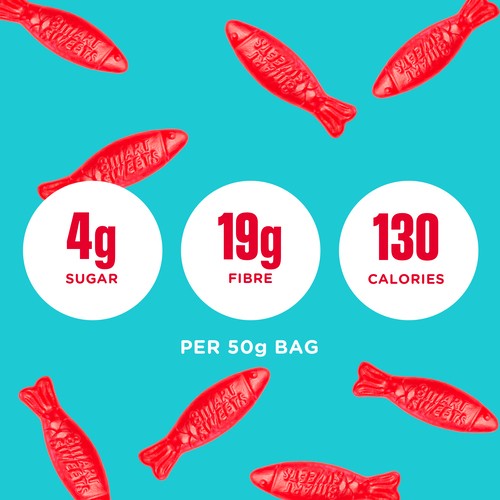SmartSweets Candy Sweet Fish 50 g