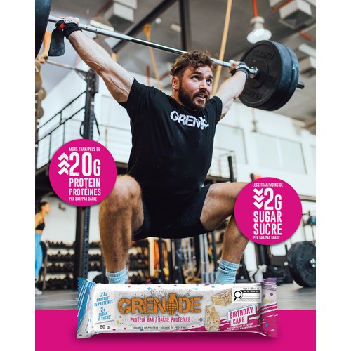 Grenade Protein Bar Birthday Cake  60 g