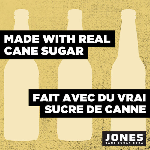 Jones Craft Soda Cane Sugar Cream Soda 355 ml (bottle)