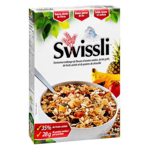 Swissli Cereal Muesli wit 35% Dry Fruits Value Size 1 kg