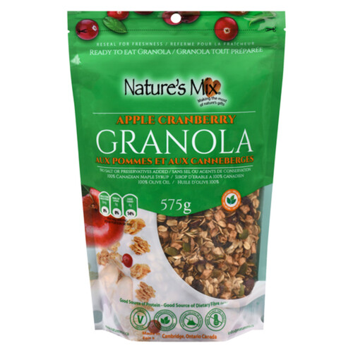 Nature's Mix Granola Apple Cranberry 575 g