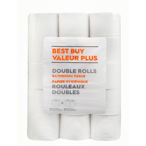 Best Buy Bathroom Tissue 2-Ply 12 Rolls x 270 Sheets