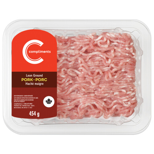 Compliments Pork Ground Lean 454 g