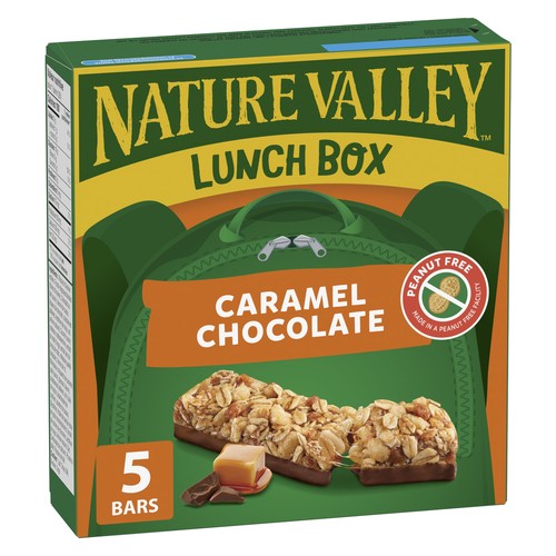 Nature Valley Peanut-Free Granola Bars Lunchbox Caramel Chocolate 130 g