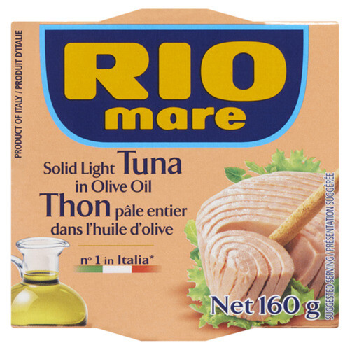 Rio Mare Solid Light Tuna In Olive Oil 160 g