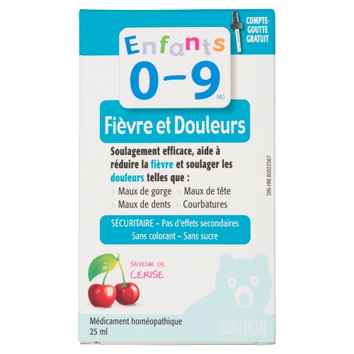 Homeocan Kids 0-9 Kids Pain And Fever Oral Solution 25 ml