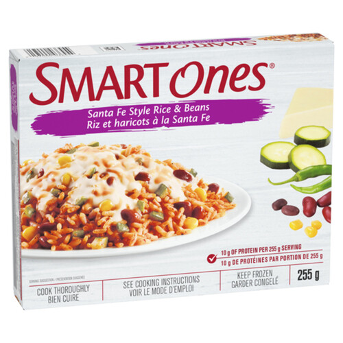 Smart Ones Frozen Meal Santa Fe Style Rice & Beans 255 g