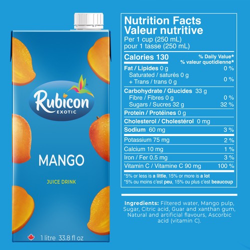 Rubicon Exotic  Juice Mango 1 L