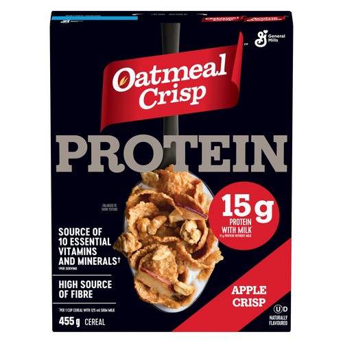 Oatmeal Crisp Cereal Protein Apple Crisp 455 g