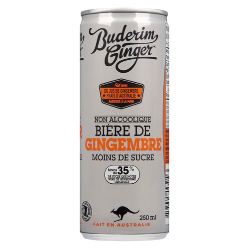 Buderim Ginger Non Alcohol Reduced Sugar Ginger Beer 250 ml