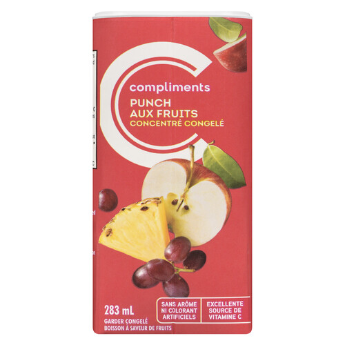 Compliment Frozen Juice Fruit Punch 283 ml
