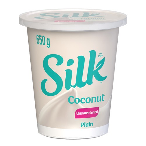 Silk Unsweetened Yogurt Coconut Plain 650 g