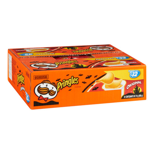 Pringles Halloween Potato Chips Original 32 x 19 g