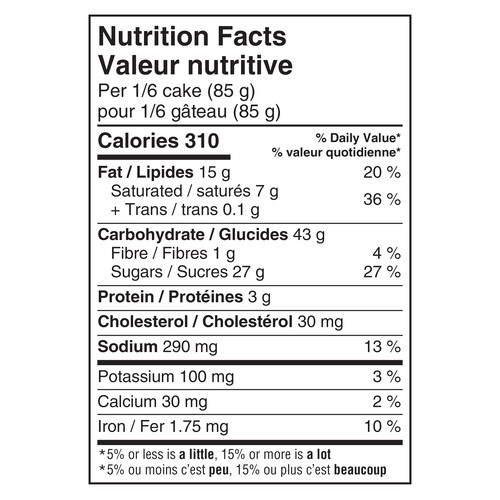 McCain Deep'n Delicious Frozen Cake Marble 510 g