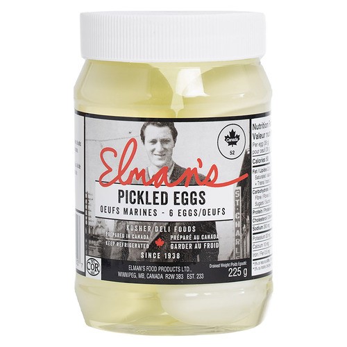 Elman's Pickled Eggs 6 Count 500 ml