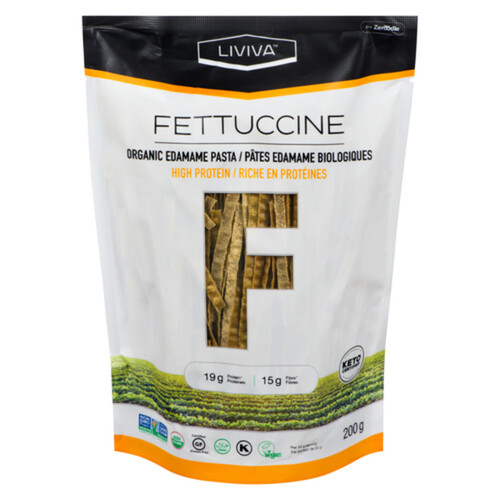 Liviva Organic Fettuccine Pasta Edamame 200 g