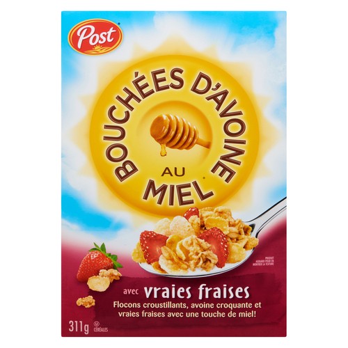 Post Honey Bunches Of Oats Cereal Real Strawberry 311 g