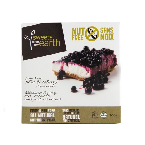 Sweets From the Earth Dairy Free  Cheesecake Blueberry 800 g (frozen)