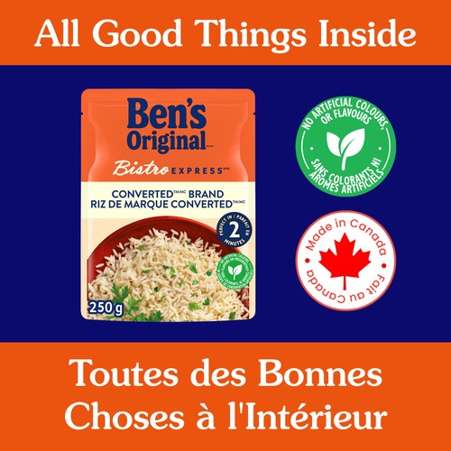 Ben's Original Bistro Express White Rice Converted Long Grain 250 g