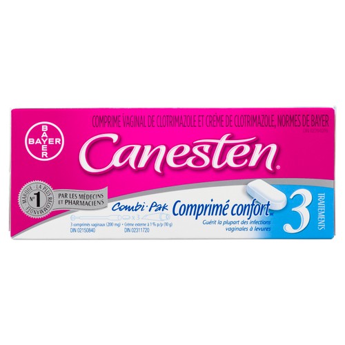 Canesten Vaginal Cream 3 Day Combo Pack 3 EA