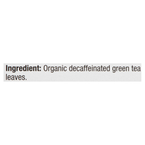 Four O'Clock Organic Decaffeinated Green Tea 16 Tea Bags