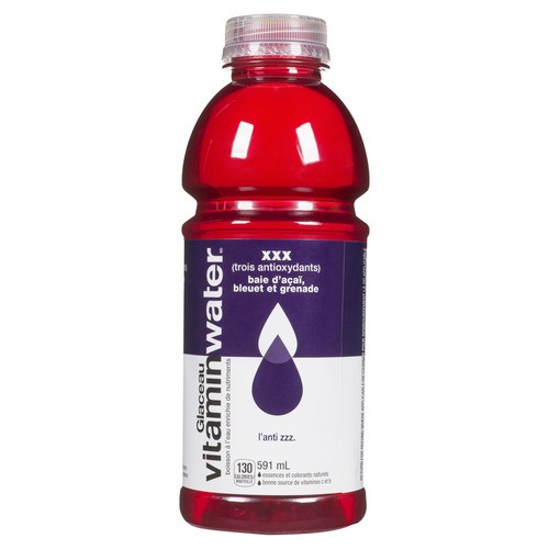 Glaceau XXX Vitamin Water Blueberry Pomegranate 591 ml (bottle)