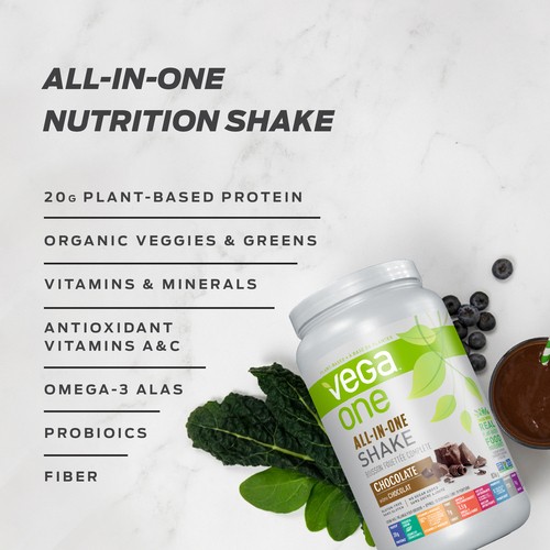 Vega One All-In-One Protein Powder French Vanilla Single Serve 41 g