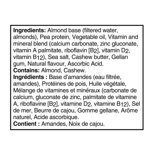 Silk Dairy Free Unsweetened Vanilla Protein Almond & Cashew Beverage 1.75 L