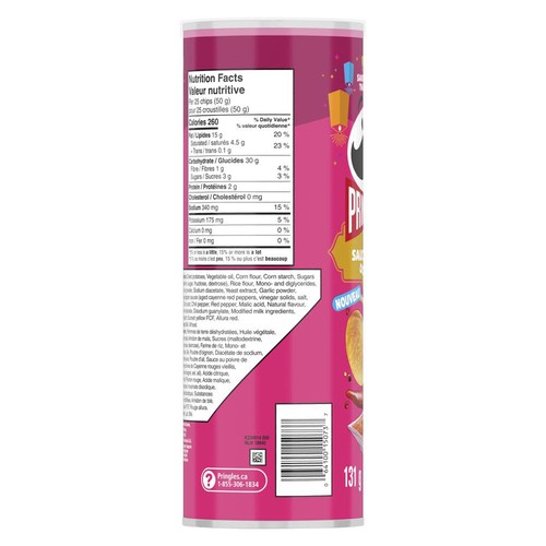Pringles Potato Chips Sweet Chili Sauce 131 g