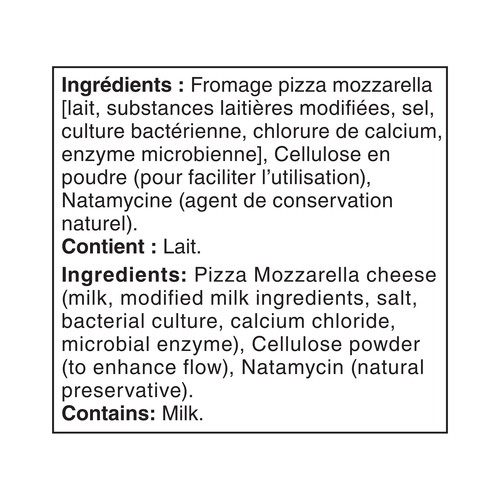 P'tit Québec Shredded Cheese Mozza 480 g