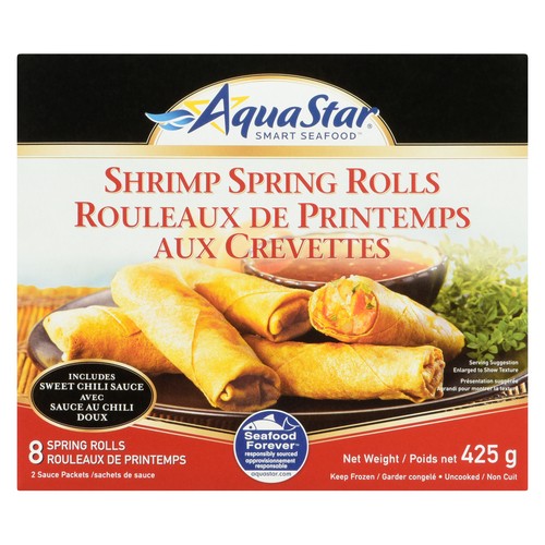 Aqua Star Shrimp Spring Rolls 425 g (frozen)