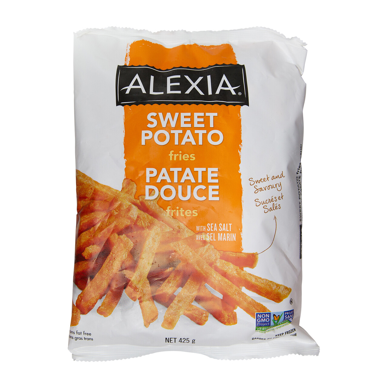 Alexia Sweet Potato Fries Sea Salt 425 g (frozen) Voilà Online