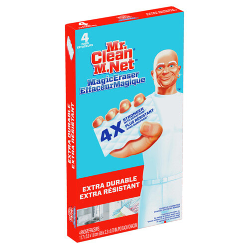 Mr. Clean Magic Eraser Cleaner Pads Extra Power 4 Count