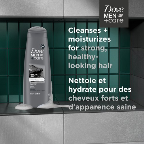 Dove Men +Care Shampoo Charcoal + Clay 355 ml