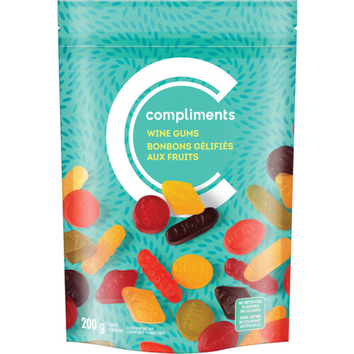 Compliments Candy Wine Gums 200 g