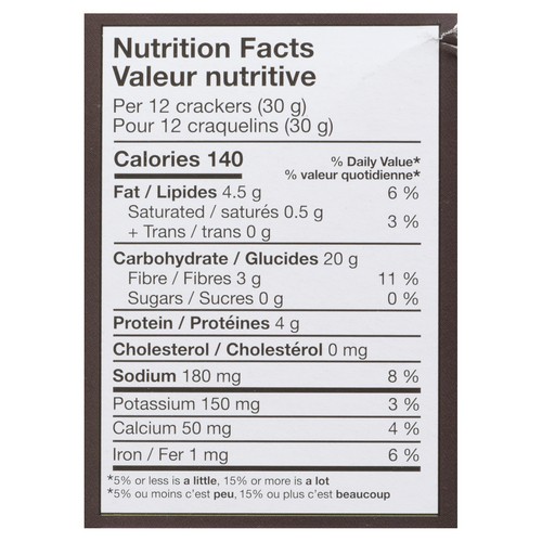 Mary's Organic Gluten-Free Crackers Black Pepper 184 g