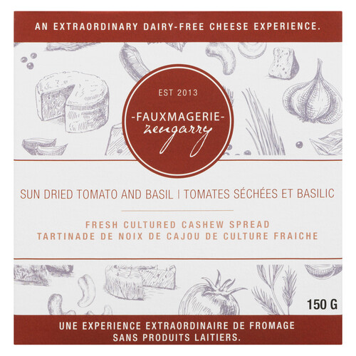 Fauxmagerie Zengarry Spread Sundried Tomato & Basil 150 g