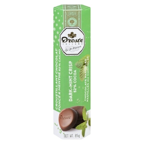 Droste Chocolate Pastilles Dark-Mint Crisp 85 g
