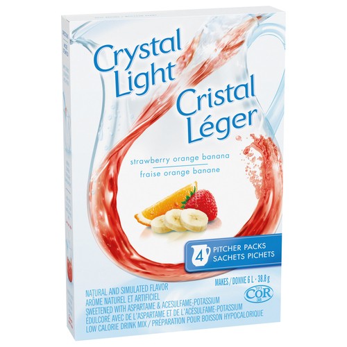 Crystal Light Drink Mix Strawberry Orange Banana 39 g