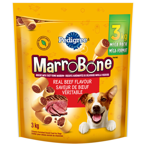Pedigree Marrobone Adult Dog Treats Real Beef Flavour 3 kg