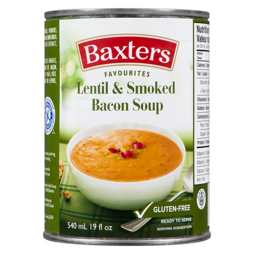 Baxter's Gluten-Free Lentil & Smoked Bacon Soup 540 ml