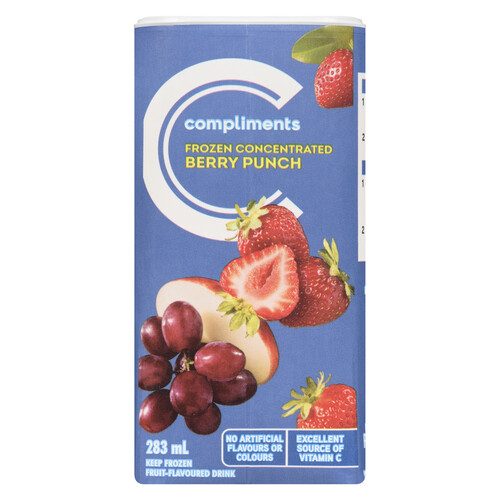 Compliments Frozen Juice Berry Punch 283 ml