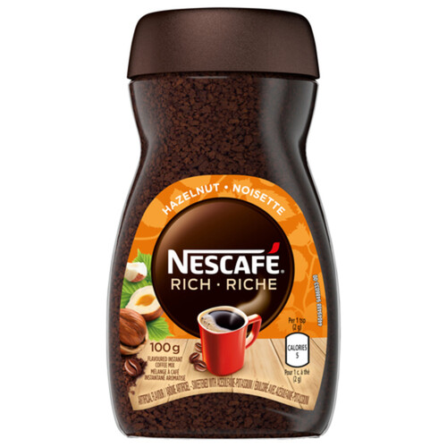 Nescafé Rich Instant Coffee Hazelnut 100 g