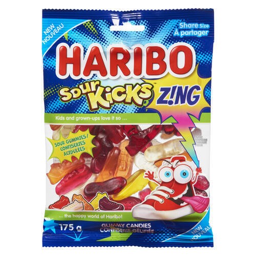 Haribo Gummy Candy Sour Kicks 175 g