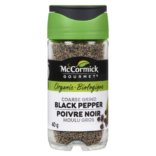 McCormick Organic Spice Ground Black Pepper 40 g