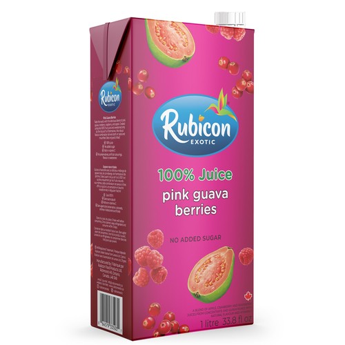 Rubicon Exotic 100% Juice Pink Guava Berries 1 L