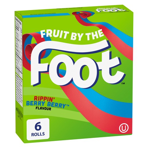 Betty Crocker Fruit By The Foot Gluten-Free Fruit Snacks Rippin' Berry Berry 128 g
